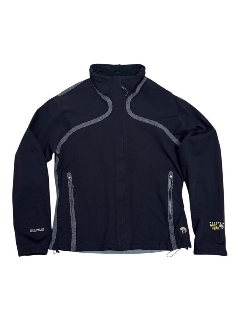 MOUNTAIN HARDWEAR Jacket Softshell Black Windbreaker Outdoor Womens Medium
